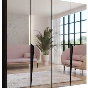 Szafa uchylna z lustrem PIANO 3 200 wys 202 cm Czarny + u Czarny 791228 Szafa uchylna z lustrem PIANO 3 200 wys 202 cm Czarny + u Czarny 791228