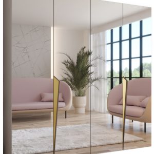 Szafa uchylna z lustrem PIANO 3 200 wys 202 cm Kaszmir + u Złoty 790962 Szafa uchylna z lustrem PIANO 3 200 wys 202 cm Kaszmir + u Złoty 790962