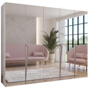 Szafa uchylna z lustrem PIANO 3 250 wys 202 cm Biały + u Kaszmir 790835 Szafa uchylna z lustrem PIANO 3 250 wys 202 cm Biały + u Kaszmir 790835