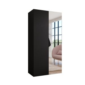 Szafa uchylna z lustrem SANDI 2 100 wys 202 cm Czarny + u Czarny 790868 Szafa uchylna z lustrem SANDI 2 100 wys 202 cm Czarny + u Czarny 790868