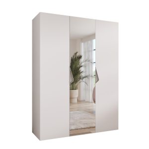 Szafa uchylna z lustrem SANDI 2 150 wys 202 cm Biały + u Kaszmir 790860