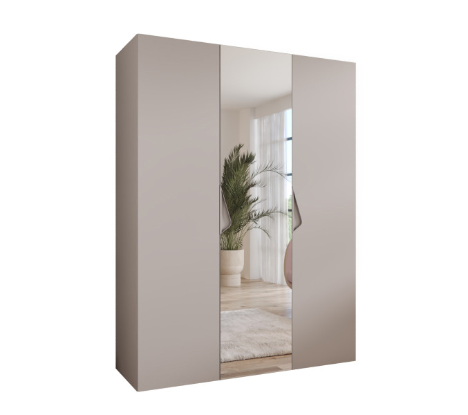 Szafa uchylna z lustrem SANDI 2 150 wys 202 cm Kaszmir + u Kaszmir 790975