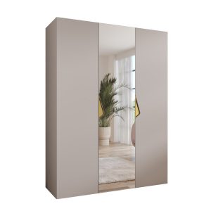 Szafa uchylna z lustrem SANDI 2 150 wys 202 cm Kaszmir + u Złoty 790984