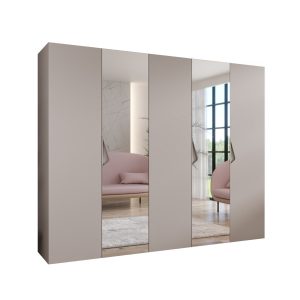 Szafa uchylna z lustrem SANDI 2 250 wys 202 cm Kaszmir + u Kaszmir 790988