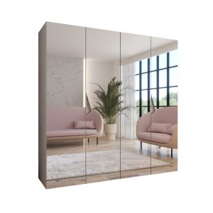 Szafa uchylna z lustrem SANDI 3 200 wys 202 cm Kaszmir + u Kaszmir 791123
