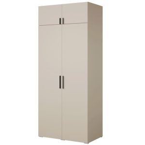 Szafa uchylna z nadstawką Napoli 2D 100 Kaszmir 785177 Szafa uchylna z nadstawką Napoli 2D 100 Kaszmir 785177