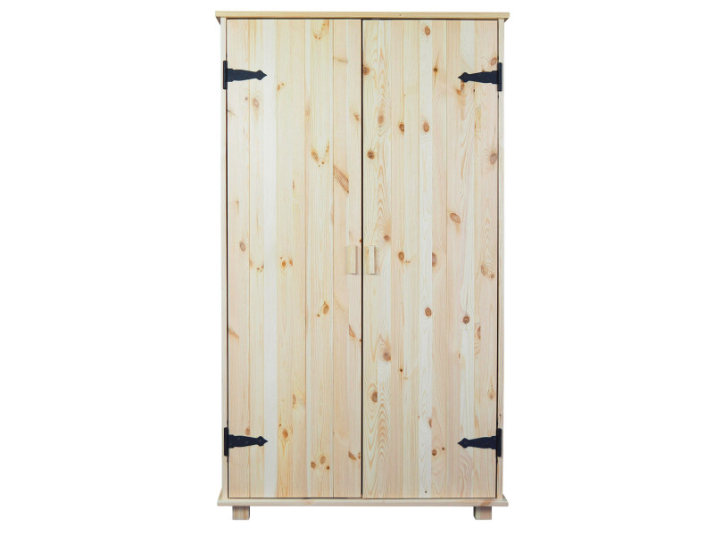 Szafa z drążkiem NATURAL WOOD, kolor sosnowy 177272
