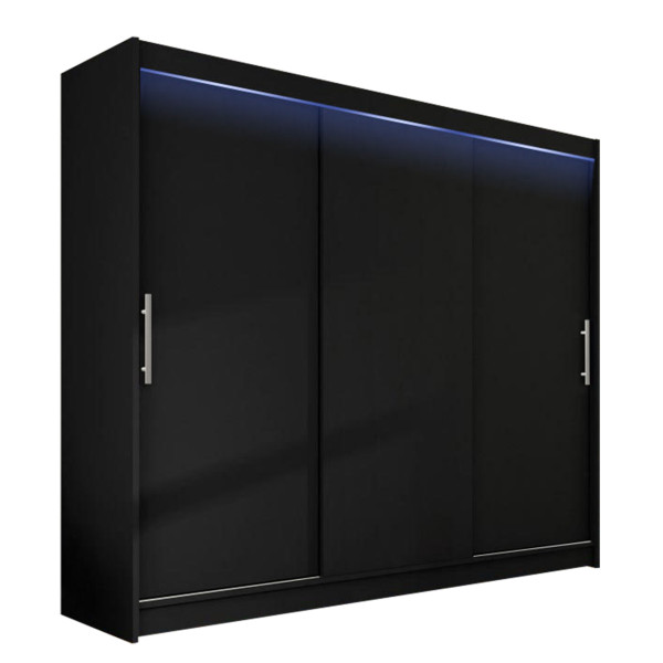 Szafa z drzwiami przesuwnymi Aston II z oświetleniem RGB 72335