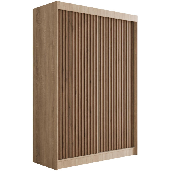 Szafa z drzwiami przesuwnymi i lamelami VILANv2 100 x 215 cm 526980