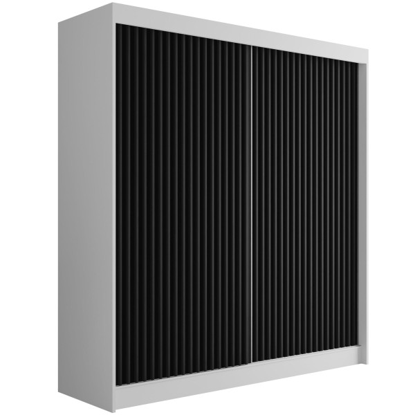 Szafa z drzwiami przesuwnymi i lamelami VILANv2 200 x 215 cm 526994