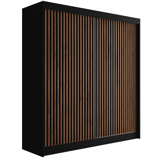 Szafa z drzwiami przesuwnymi i lamelami VILANv2 200 x 215 cm 527006