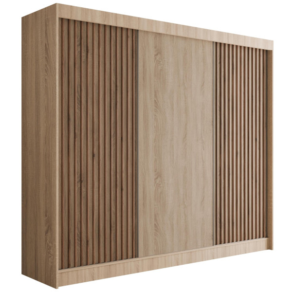 Szafa z drzwiami przesuwnymi i lamelami VILANv2 250 x 215 cm 526981