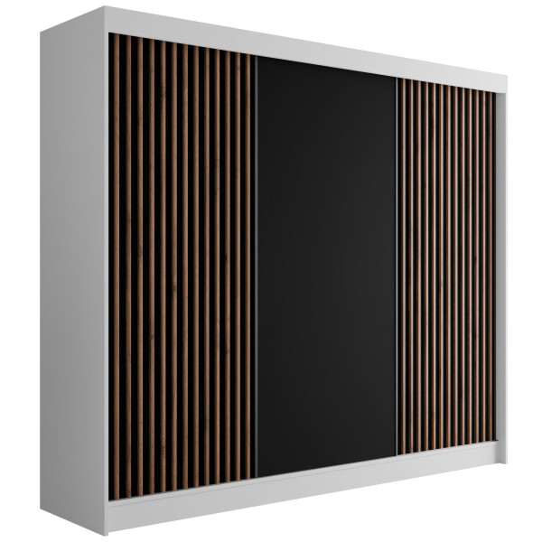 Szafa z drzwiami przesuwnymi i lamelami VILANv2 250 x 215 cm 527002
