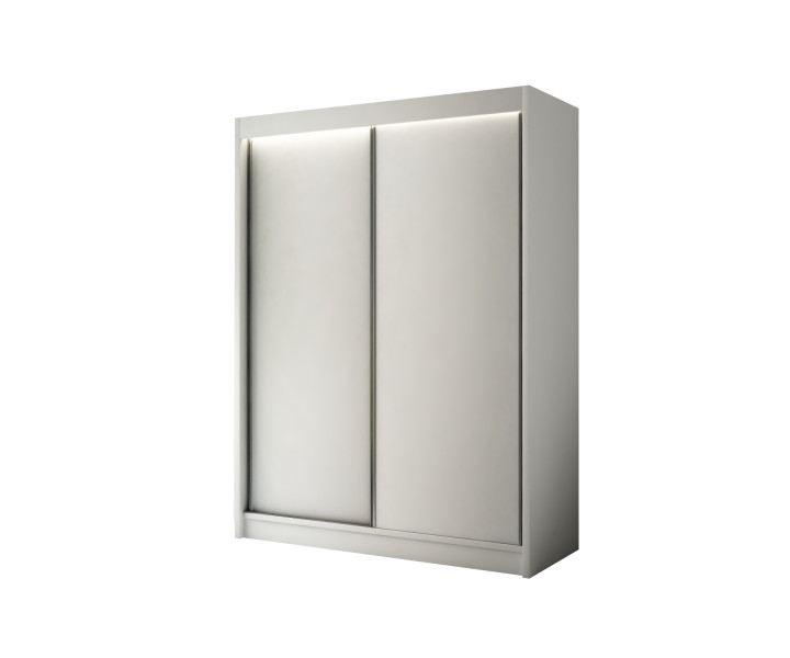Szafa z drzwiami przesuwnymi i LED BEROG 200 x 215 cm 140476
