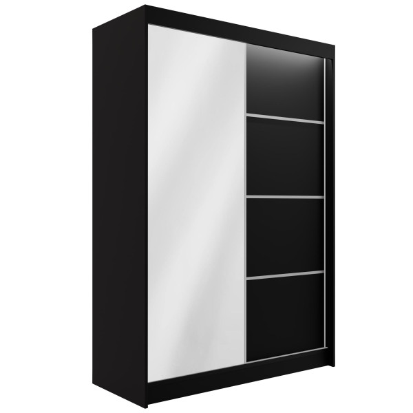 Szafa z drzwiami przesuwnymi i LED PAOKI 150 x 215 cm 140544