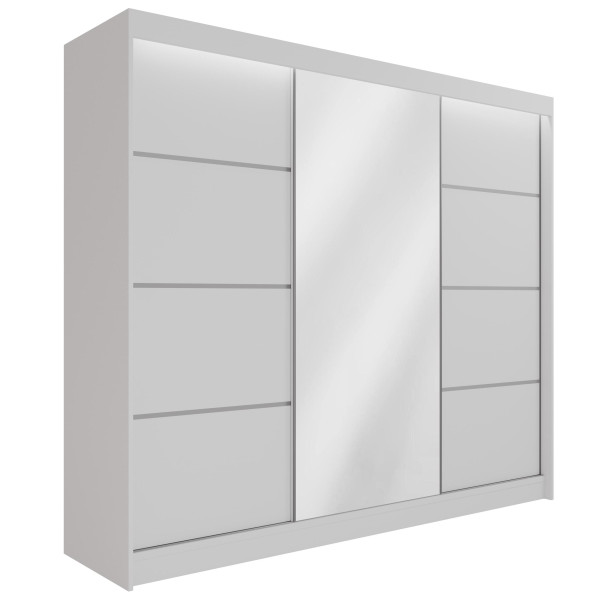 Szafa z drzwiami przesuwnymi i LED PAOKI 250 x 215 cm 140464