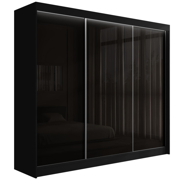 Szafa z drzwiami przesuwnymi i LED PEKA 250 x 215 cm 142681