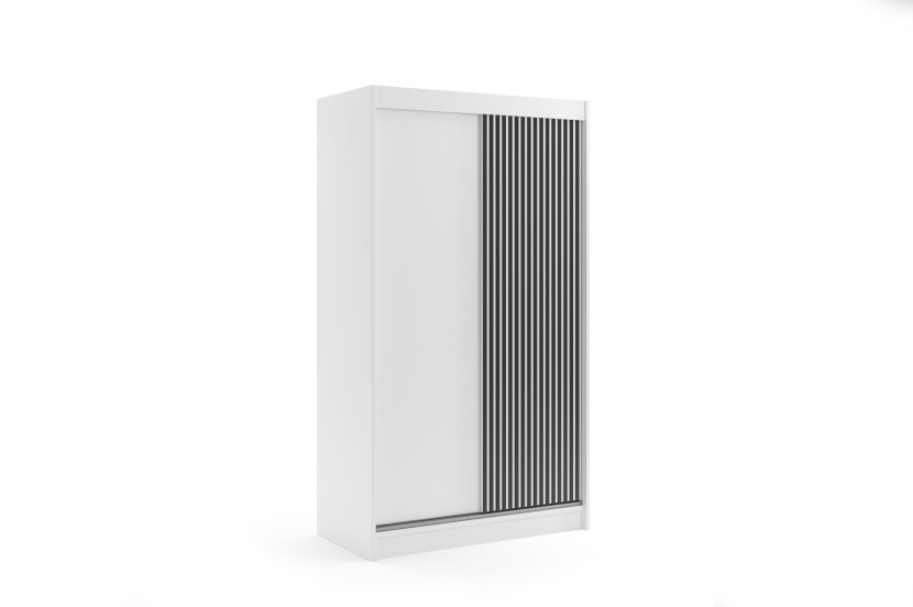 Szafa z drzwiami przesuwnymi i LED VILAN 120 x 215 cm 142136