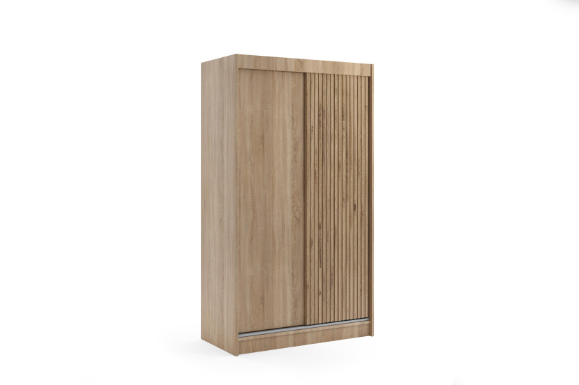 Szafa z drzwiami przesuwnymi i LED VILAN 120 x 215 cm 142158