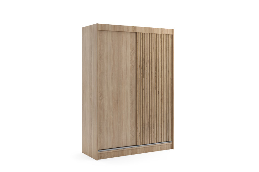 Szafa z drzwiami przesuwnymi i LED VILAN 150 x 215 cm 142246