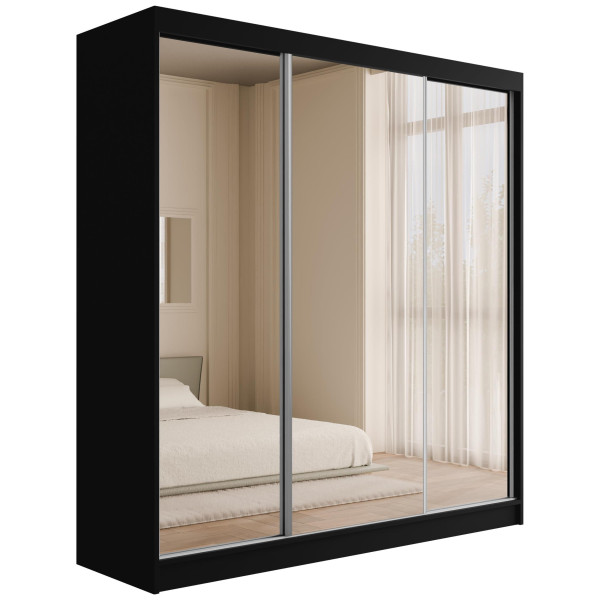 Szafa z drzwiami przesuwnymi i lustrem V2-URBANO 200 x 215 cm 487805
