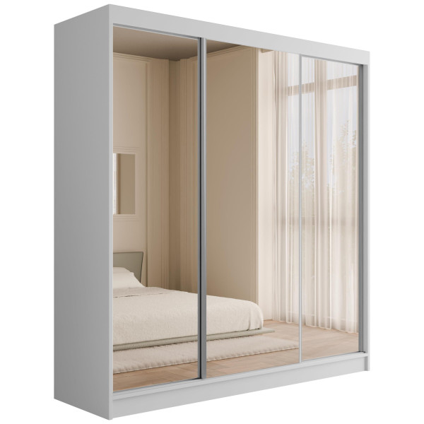 Szafa z drzwiami przesuwnymi i lustrem V2-URBANO 200 x 215 cm 487824
