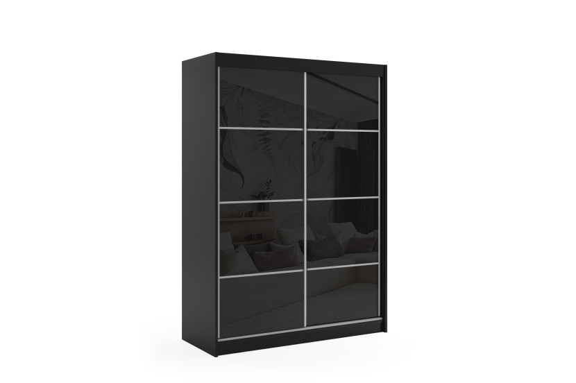 Szafa z drzwiami przesuwnymi Lacobel 160 x 200 - VIVONA 390572