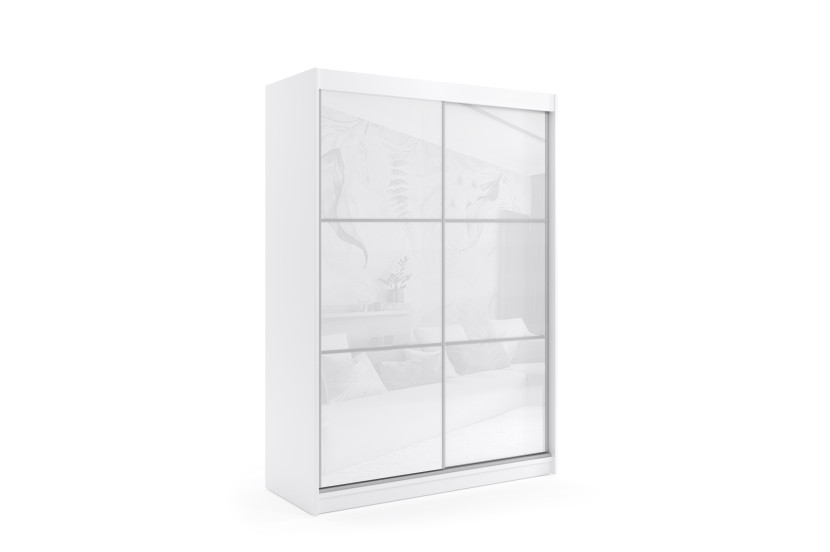 Szafa z drzwiami przesuwnymi Lacobel 160 x 200 - VIVONA 390574