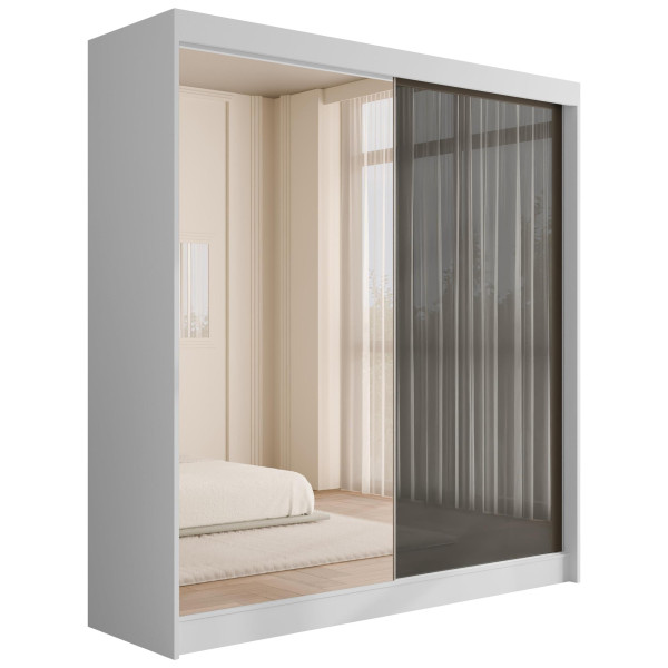 Szafa z drzwiami przesuwnymi VESLI 200 x 215 cm 142323