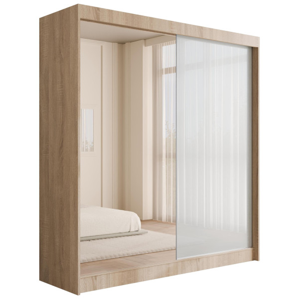 Szafa z drzwiami przesuwnymi VESLI 200 x 215 cm 142326