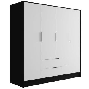 Szafa z drzwiami skrzydłowymi KOLIN 200 x 200 cm 487790 Szafa z drzwiami skrzydłowymi KOLIN 200 x 200 cm 487790