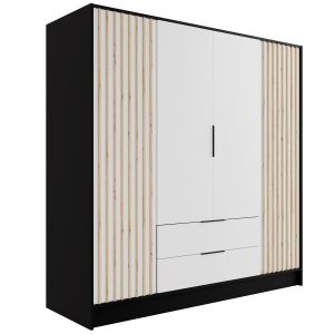 Szafa z drzwiami skrzydłowymi NELIA 200 x 200 cm 434855 Szafa z drzwiami skrzydłowymi NELIA 200 x 200 cm 434855
