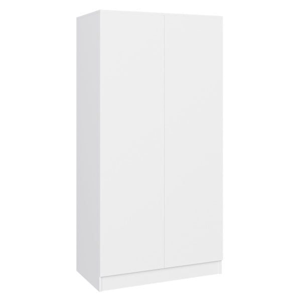 Szafa z drzwiami uchylnymi CLASSIC- biała 90 cm dwudrzwiowa 353936
