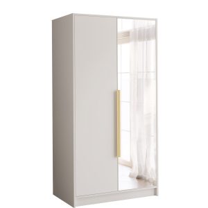 Szafa z lustrem 100 cm do garderoby LESTO 816125