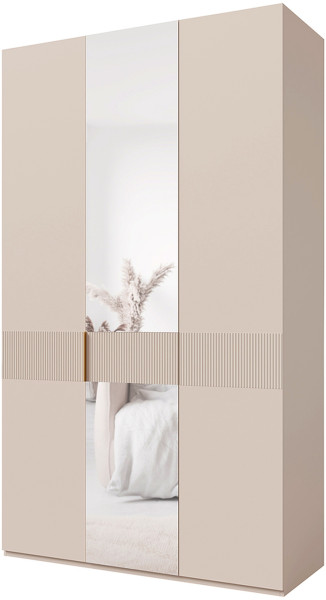 Szafa z lustrem 135 cm i szufladami SOMER 1068936