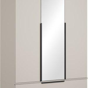 Szafa z lustrem 135 cm na ubrania SORO 1030630
