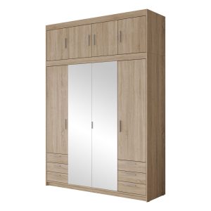 Szafa z lustrem Elena 4D6S + nadstawka 526906 Szafa z lustrem Elena 4D6S + nadstawka 526906
