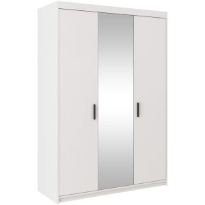 Szafa z lustrem ELENI 3D biały 248876 Szafa z lustrem ELENI 3D biały 248876