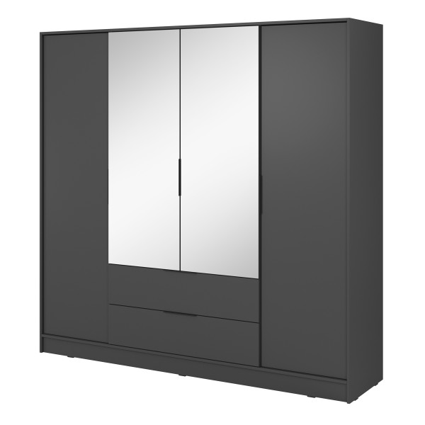 Szafa z lustrem ELLY - Grafit 684963
