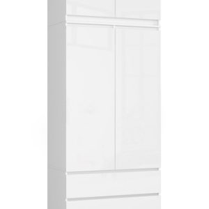 Szafa Z Nadstawką S90 2D 2Sz Clp Pk Biały Połysk 728010 Szafa Z Nadstawką S90 2D 2Sz Clp Pk Biały Połysk 728010
