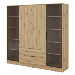 Szafa z półkami i szufladami ELLY – Dąb Artisan 684967 Szafa z półkami i szufladami ELLY – Dąb Artisan 684967