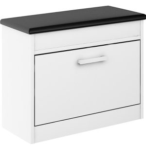 Szafka Alaska 11 Biały/Czarny 64X28X55 Cm – Biały Mat, Eko-Skóra – Czarny 943621 Szafka Alaska 11 Biały/Czarny 64X28X55 Cm – Biały Mat, Eko-Skóra – Czarny 943621