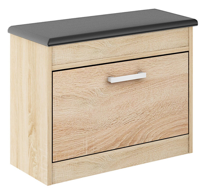Szafka Alaska 11 Dąb Sonoma/Szary 64X28X55 Cm 943670