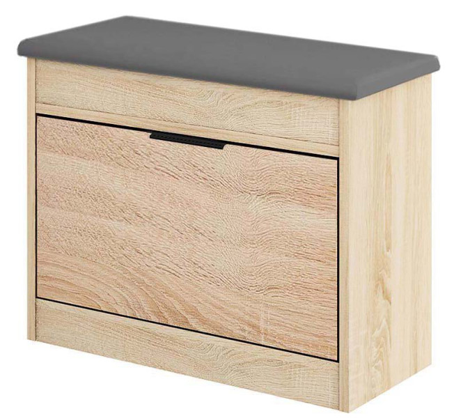 Szafka Alaska 11 Dąb Sonoma/Szary/K 64X28X55 Cm 943641