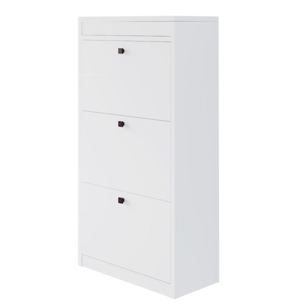 Szafka Alaska 13 Biały/G 65X27X116 Cm - Biały Mat 943673