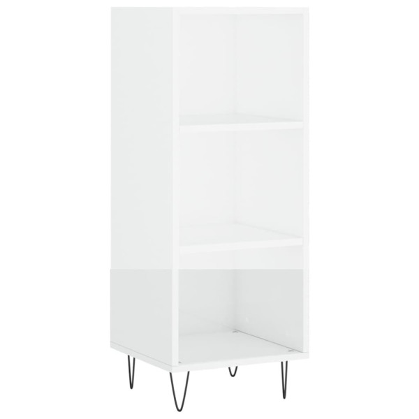Szafka Biała Połysk 34.5x32.5x90 cm do Salonu Pokoju Sypialni 740594