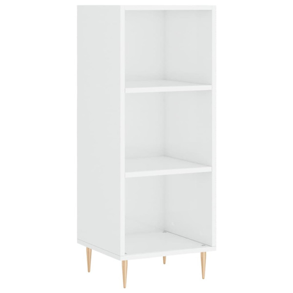 Szafka Biała Połysk 34.5x32.5x90 cm do Salonu Pokoju Sypialni 740824