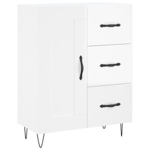 Szafka Biała Połysk 69.5x34x90 cm do Salonu Pokoju Sypialni 774353 Szafka Biała Połysk 69.5x34x90 cm do Salonu Pokoju Sypialni 774353