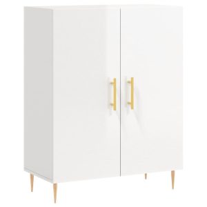 Szafka Biała Połysk 69.5x34x90 cm do Salonu Pokoju Sypialni 769611 Szafka Biała Połysk 69.5x34x90 cm do Salonu Pokoju Sypialni 769611