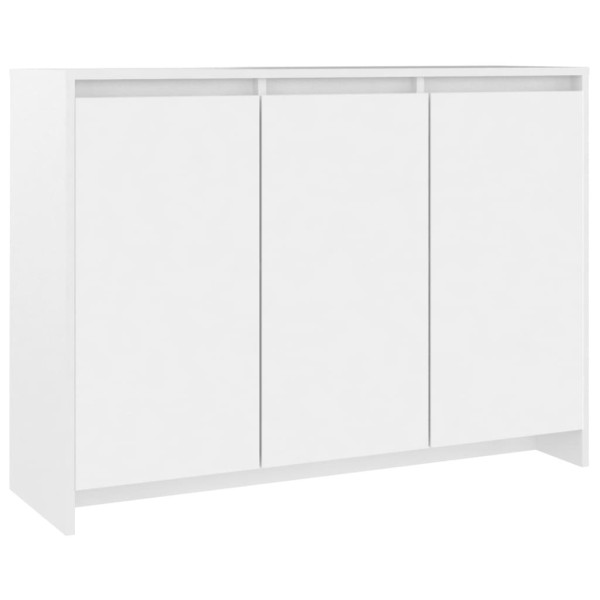 Szafka Biała z Drzwiami 102x33x75 cm do Salonu Pokoju Sypialni 769735